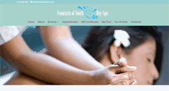 Desktop Screenshot of fountainofyouthnc.com